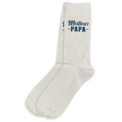 Paire de chaussettes pour homme "Meilleur Papa" - Collection Papa Parfait