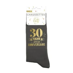 Paire de chaussettes pour homme pour anniversaire - Âge au choix