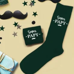 Paire de chaussettes - Super Papy - Collection Mon Papy