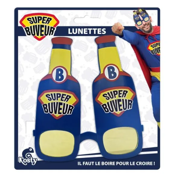 Paire de lunettes Alcool - Super Buveur