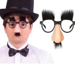 Paire de lunettes avec nez, sourcils et moustache de Groucho