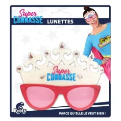 Paire de lunettes humoristique - Super Connasse