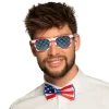 Paire de lunettes USA en plastique