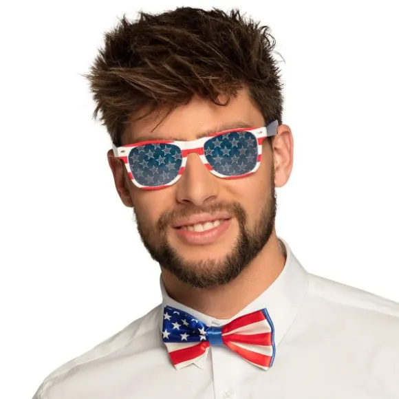 Paire de lunettes USA en plastique