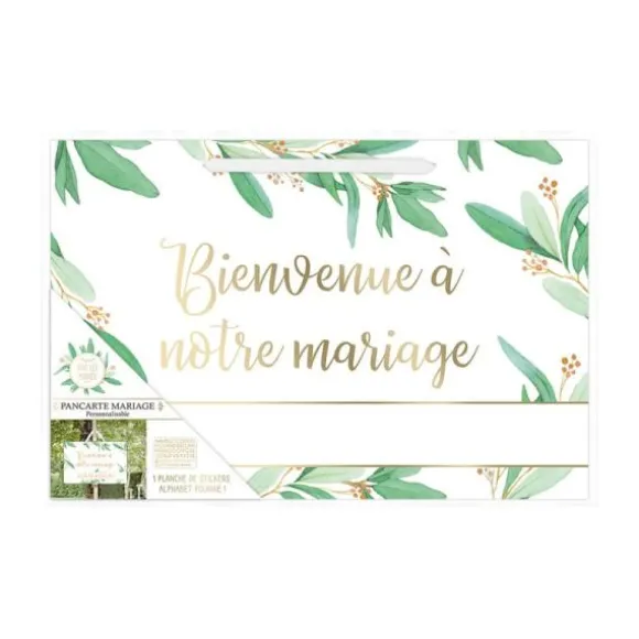 Pancarte "Bienvenue à notre mariage" - Collection Vive les Mariés