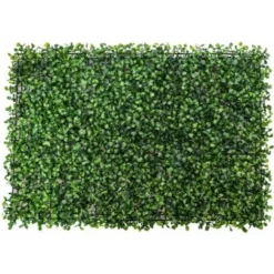 Panneau Végétal de feuilles vertes - 60 x 40 cm