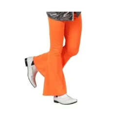 Pantalon Disco Orange pour Homme - Taille au Choix