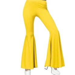 Pantalon Pattes d'Eph' - Taille L - Couleur Jaune