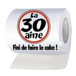 Papier toilette humoristique anniversaire : 30 ans