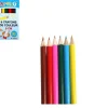Paquet de 6 crayons de couleur - 9 cm