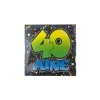 Paquet de 20 serviettes "40aine"