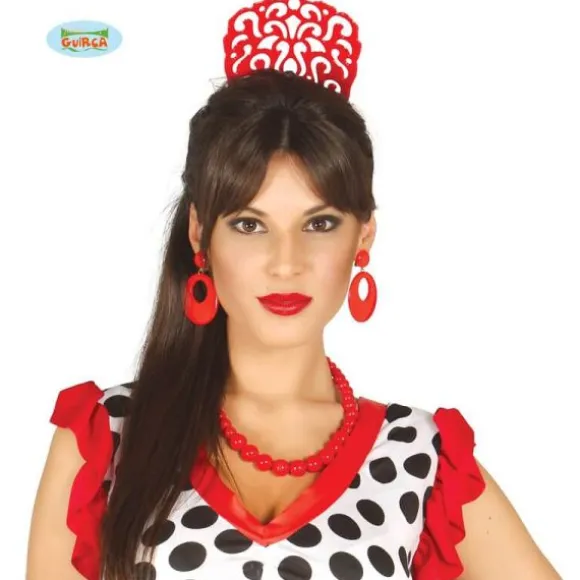 Peigne andalou rouge
