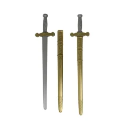 Épée médiévale avec fourreau doré - 67 cm
