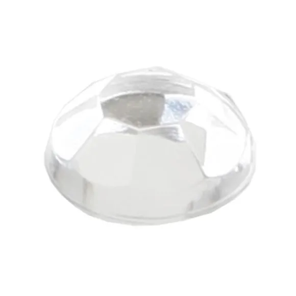 160 Perles strass autocollantes - transparent