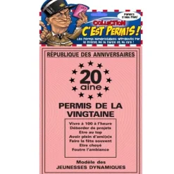 Permis de la 20 aine