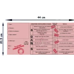 Permis de la 60 aine