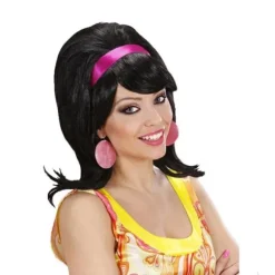 Perruque Brune Samantha Disco