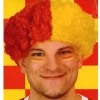 Perruque Clown Rouge et Jaune