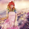 Perruque de licorne fantastique