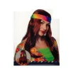 Perruque d'Hippie pour femme avec bandeau