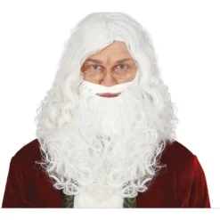Perruque et barbe - Père Noël
