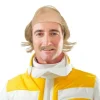 Perruque et moustache de Jean-Claude Dusse pour homme - Les Bronzés font du ski™