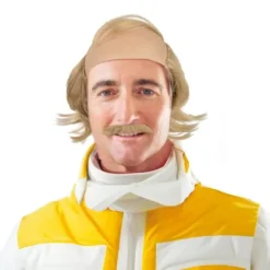 Perruque et moustache de Jean-Claude Dusse pour homme - Les Bronzés font du ski™