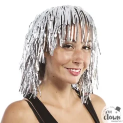 Perruque lamée Disco - Couleur au choix