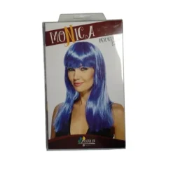 Perruque Monica pour adulte - Bleu