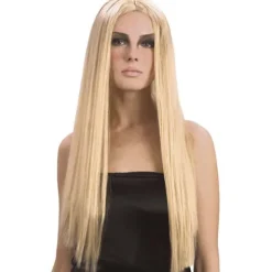 Perruque Sorcière Cheveux Longs Blonds