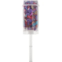 Petit canon à confettis "ronds multicolores"