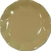 Petites Assiettes Vagues Rondes en Carton Taupe