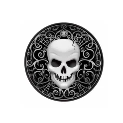 Petites assiettes x8 - Collection "Black and Bone"