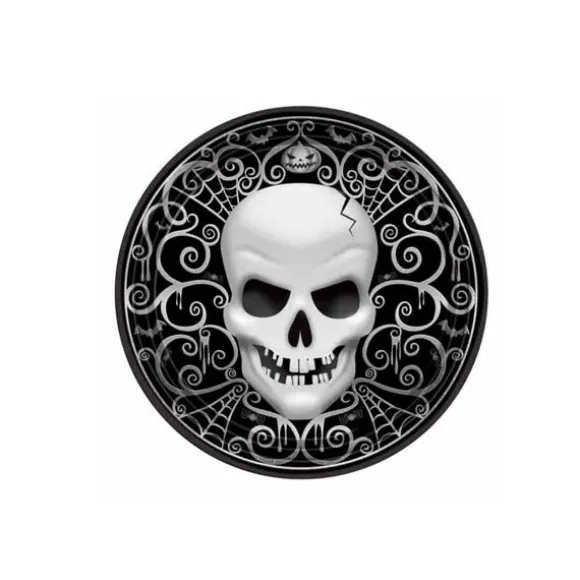 Petites assiettes x8 - Collection "Black and Bone"