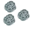 Petites Boules en Rotin Argent
