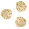 Petites Boules en Rotin Ivoire