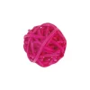 Petites Boules en Rotin x12 - Fuchsia