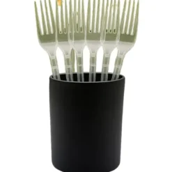 10 petites cuillères réutilisables en plastique - 13 cm - Couleur au choix