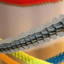 Petites Guirlandes en Papier "Boa" Grise