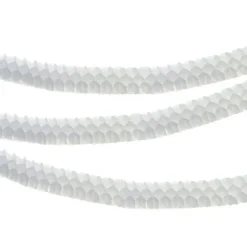 Petites Guirlandes en Papier "Boa" Blanc