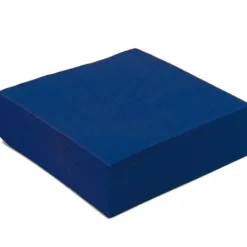50 Petites Serviettes Microgaufrées - Bleu