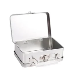Petite valise zinc - Gris