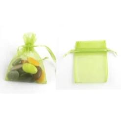 Petits sachets en organdi x10 - Coloris au choix