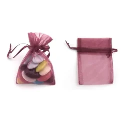 Petits sachets en organdi x10 - Coloris au choix