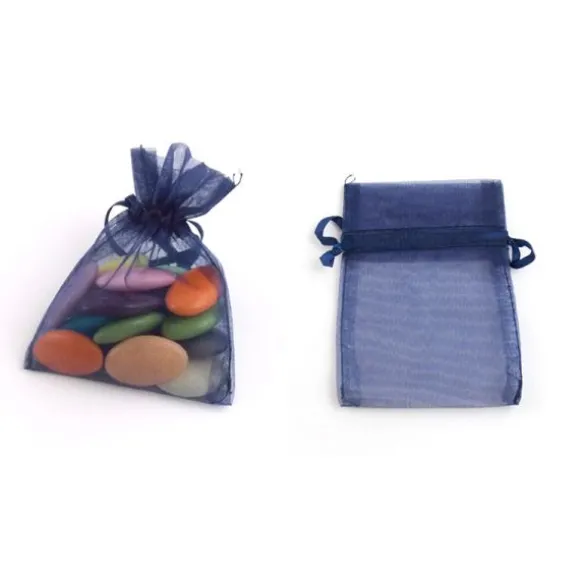 Petits sachets en organdi x10 - Coloris au choix