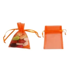 Petits sachets en organdi x10 - Coloris au choix