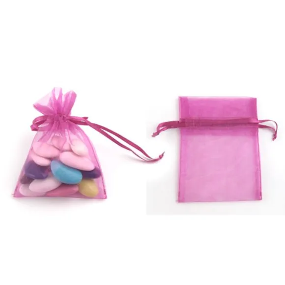 Petits sachets en organdi x10 - Coloris au choix