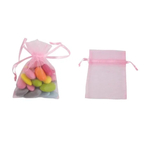 Petits sachets en organdi x10 - Coloris au choix