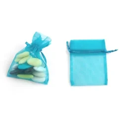 Petits sachets en organdi x10 - Coloris au choix