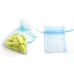 Petits sachets en organdi x10 - Coloris au choix